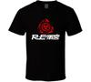 Unisex-Shirt Baumwolle Oversize Große Größe MAZDA WANKELMOTOR RX-8 RX-7 RENNAUTO