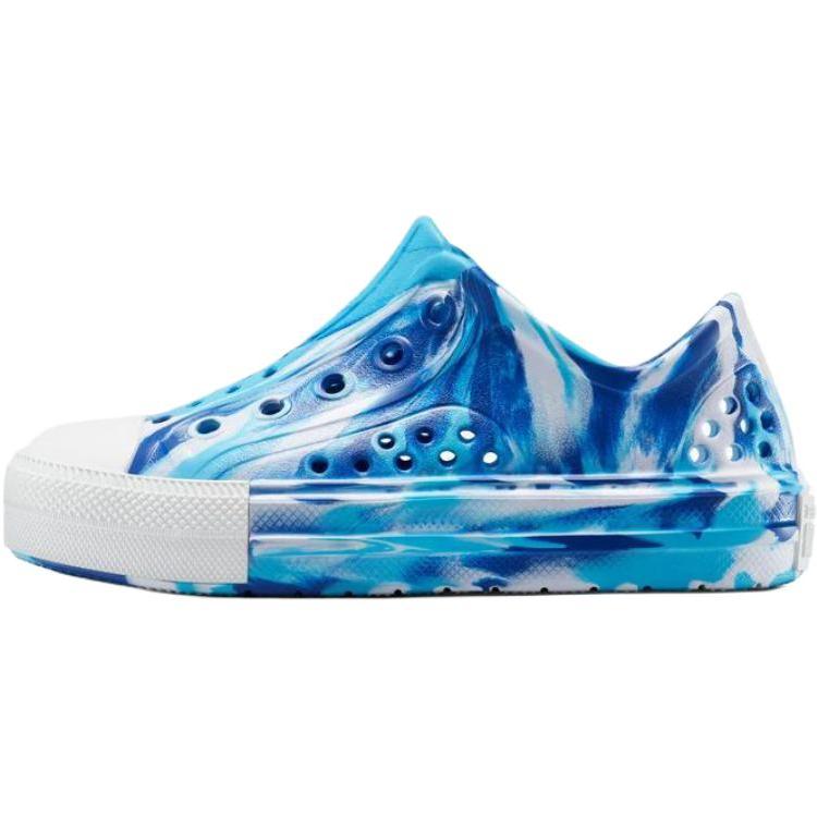 

Детские кроссовки Converse Chuck Taylor All Star Play Lite CX Low PS Gnarly Blue Marble Белые A11809C 28