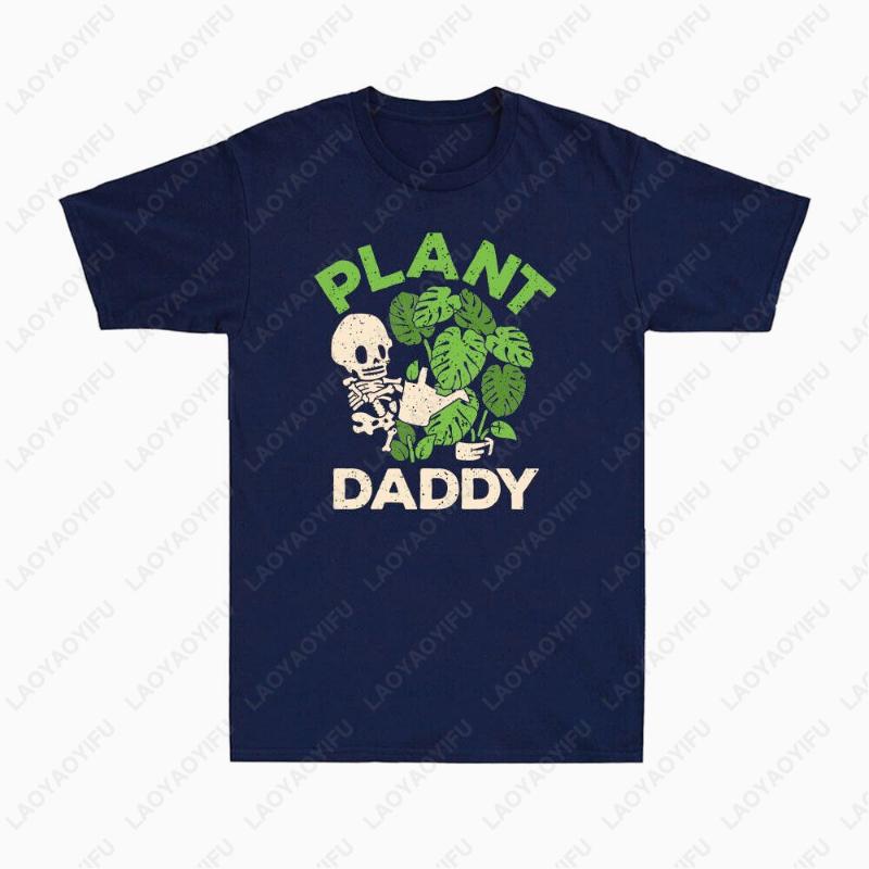 Plant Daddy Funny Cotton Tees Gift Gardening Houseplants Landscaping Gardener Men Women TShirt Retro Classic Fashion Humor Tops