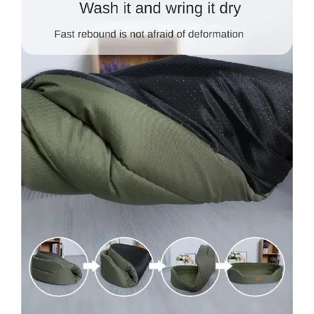 Cama Sofá Impermeable y Antiácaros para Perros y Gatos Pequeños, Medianos, Grandes, Esterilla Resistente a Mordeduras, Camas para Dormir para Mascotas Resistentes al Desgaste