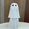 Middle finger cute ghost statue, ghost little scary ghost statue, home accessories, Halloween resin handicraft decoration gift
