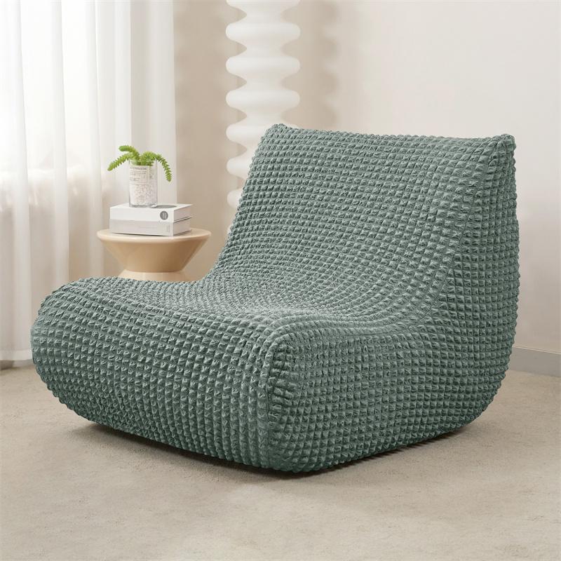 Elastic Armless Sofa Cover for Living Room Polar Fleece Relaxing Sofa Slipcovers All Inclusive Lounge Couch Protectors