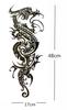 Temporary Tattoo For Girls Men Women Full Arm Hand 3D Sticker Size 48x17CM - 1PC.