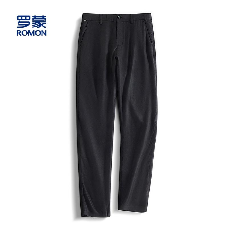 100% Tencel Lyocell Ice Silk Pants Men's Spring/Summer Casual Pants