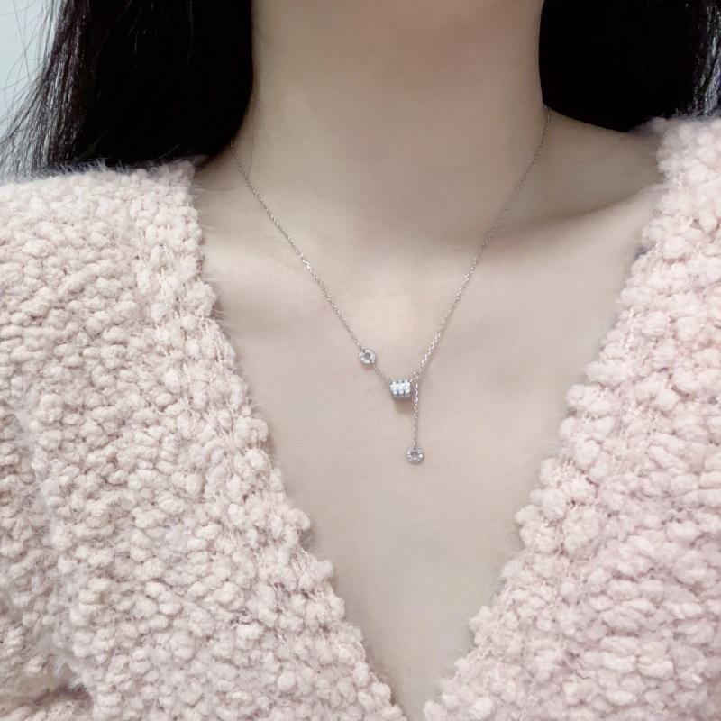 Nian Xiaoman Waist Full Diamond Necklace Women'S Light Luxury Fringed Collarbone Chain For Girlfriends