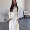 European and American summer new lace lace doll collar slim polka dot print dress