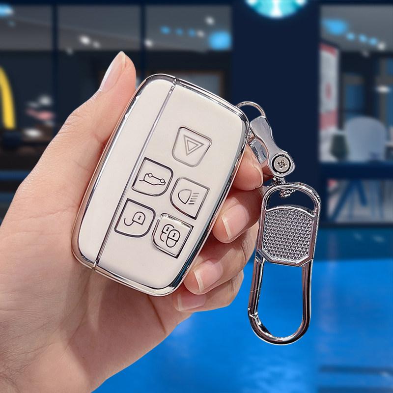 Auto Accessories For Jaguar Xe Xj Xjl Xf Tpu Car Key Case Cover For Land Rover Evoque Freelander Discovery 4 Range Rover Sport