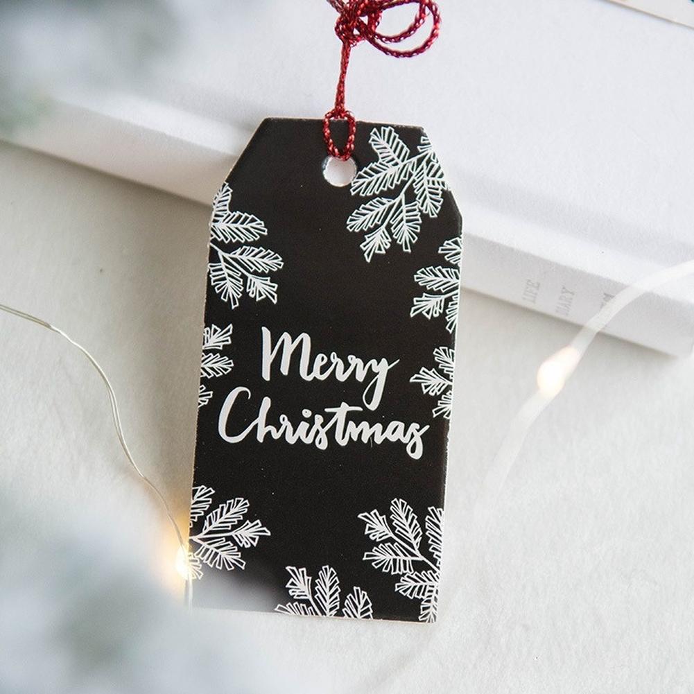 Attached Strings Christmas Tags Holiday Decorations