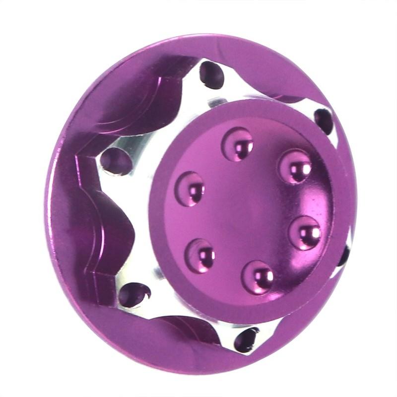 Aluminium Wheel Hub Cover Antidust Cover 17mm Hex Nut For Rc 1:8 X-maxx Summit E-revo Arrma Model Car Anti-skid Wheel Cover