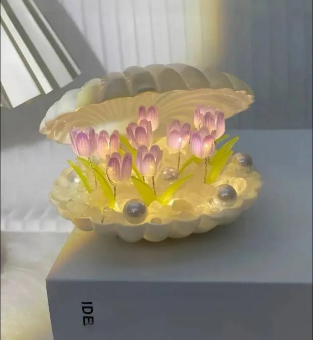 

Small Night Light Desktop Atmosphere Light DIY Handmade Material Package Creative Gift One Size синій