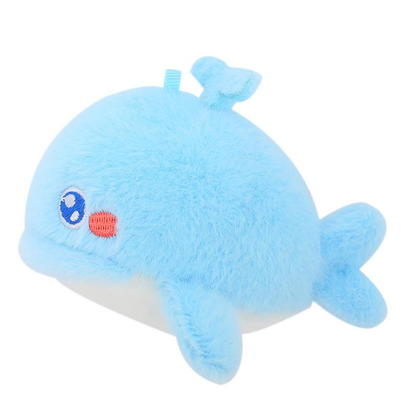 Delightful Ocean Animal Plush Keychain Assortment Available In Multiple Fun Colors