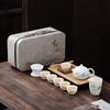 Jialang Mutton-Fat Jade White Porcelain Kung Fu Tea Set