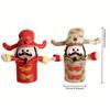 God of Wealth Candy Box for Spring Festival Lucky God Candy Box for Cookie Candy Festive Desk Candy Organizers Box