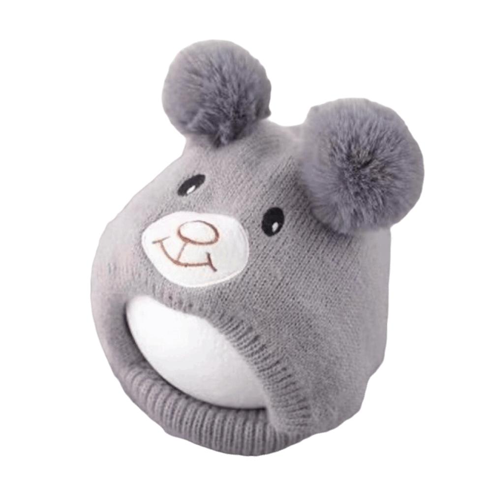 Plush Baby Winter Hats Coldproof Newborn Cap Cute Warm Bonnet Kids