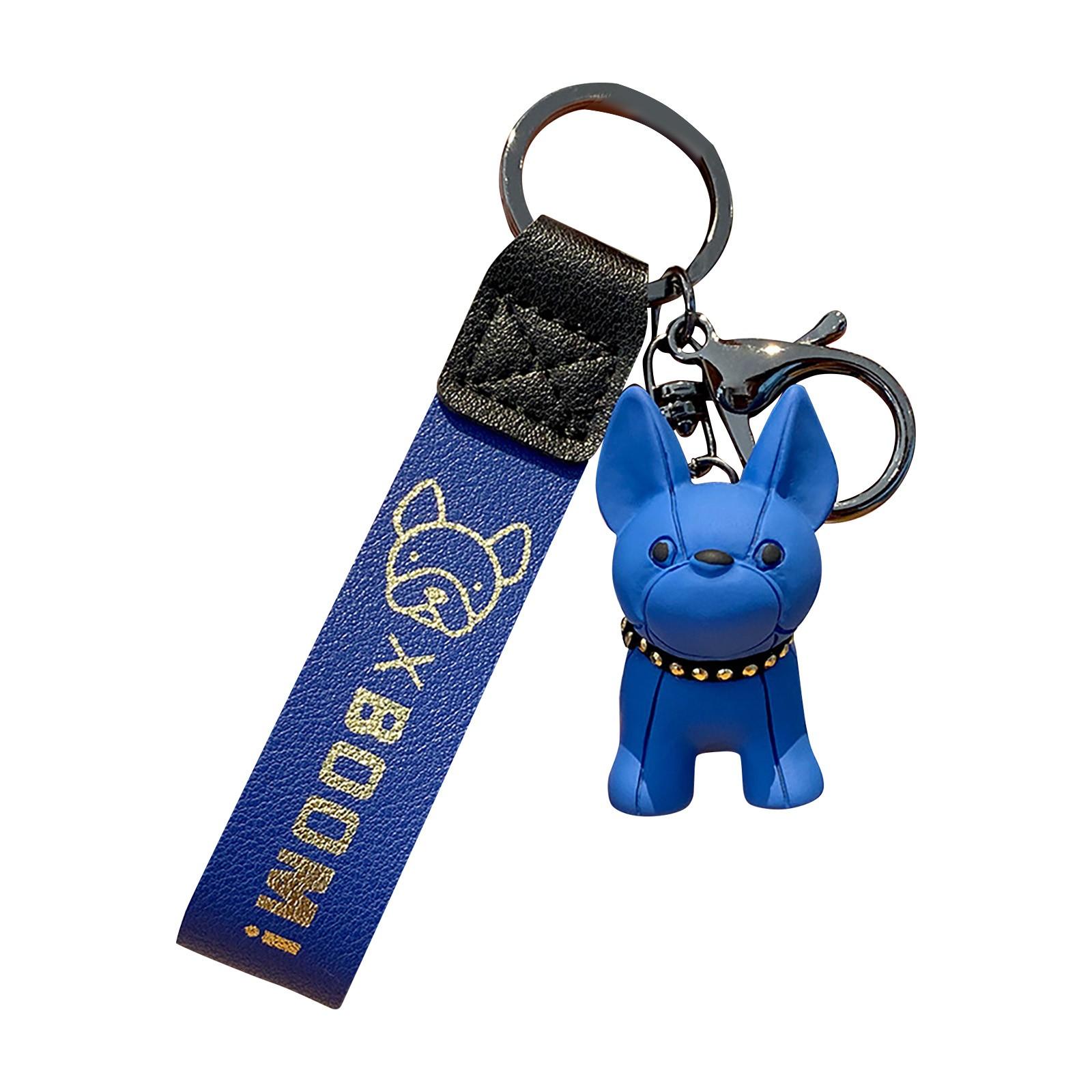 Брелок для ключей с французским бульдогом — фото 4