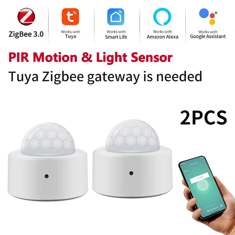 3pcs Tuya ZigBee PIR Motion Sensor Human Detector Wireless Smart Detector for Home Alarm Security System Alexa Google Home