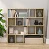VidaXL Bookcase-Room Divider Sonoma Oak 105x24x102 Cm 823248