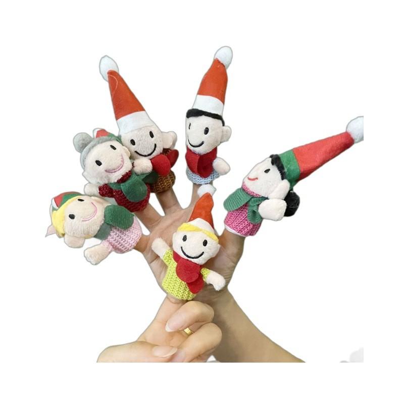 Finger Puppet Family Collection With Short Plush Material For Playtime Holiday