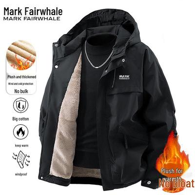 Mark Hua Fei Men's Hooded Workwear Jacket