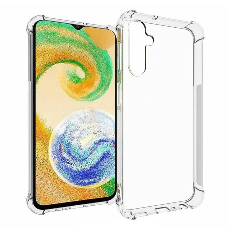 For Samsung Galaxy A24 4G (162.1 X 77.6 X 8.3mm) Back Cover WANLONFENG TM Series 2.0mm Clear TPU Phone Case (Big Lens Hole)