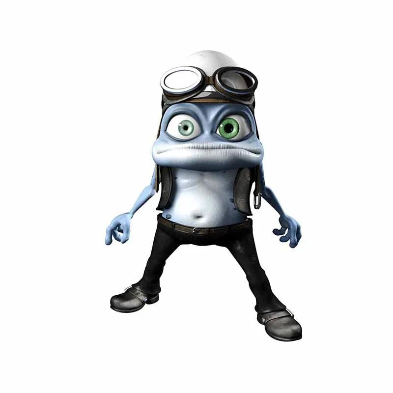 Funny Beautiful Anime Crazy Frog Car Sticker Waterproof Cover Scratch Funny Sticker Window Motorcycle Fine Decal Decor PVC