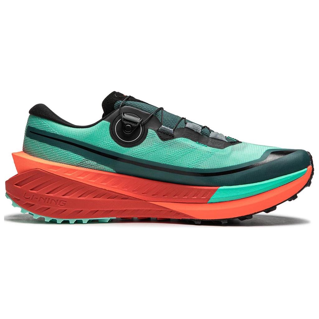 Li Ning Lu Pro Comfortable Versatile Shock Absorbing Non-Slip Low-Top Running Shoes Men sneaker Black Green Orange ARNU001-8