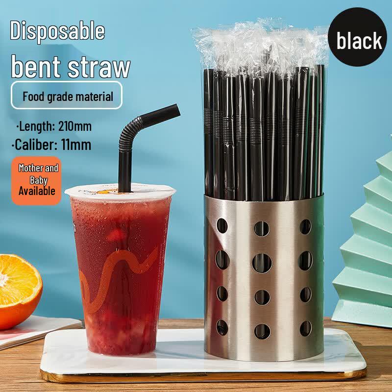 Bozhen Jiangchu Food-Grade Disposable Bent Plastic Straw