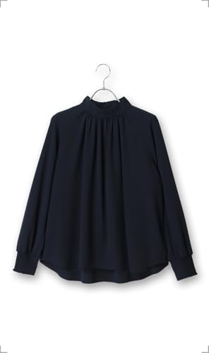 High-neck Bowtie Blouse [2-way] [long Sleeves]