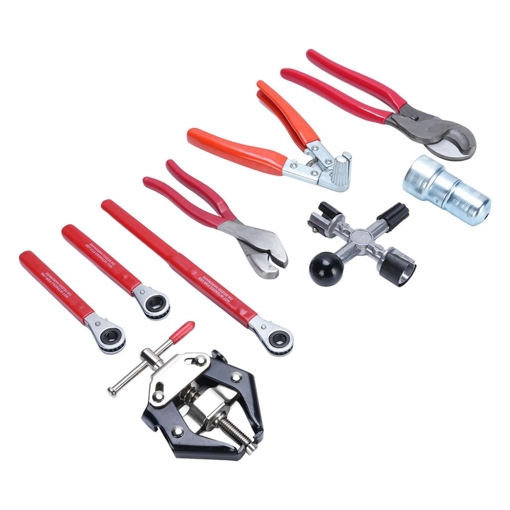 9pcs Battery Service Tool Kit Multifunction Battery Terminal Spreader Puller Plier for Most Battery
