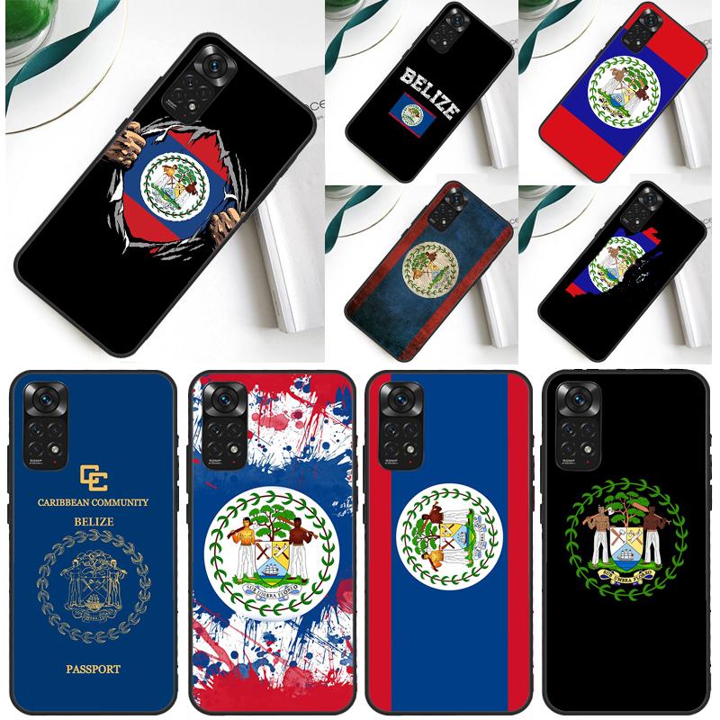 Belize Flag Case For Xiaomi Redmi Note 14 13 Pro 12 9 10 11 Pro 10S 11S 12S Redmi 14C 13C 10C 12C Cover