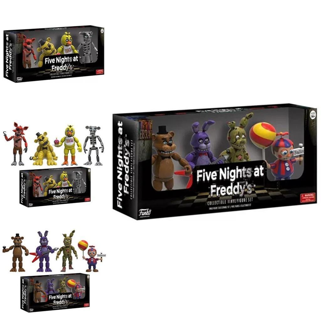 Stunning 4pcs Five Nights At Freddy's Pizza Simulator Action Figures For Ultimate Collection