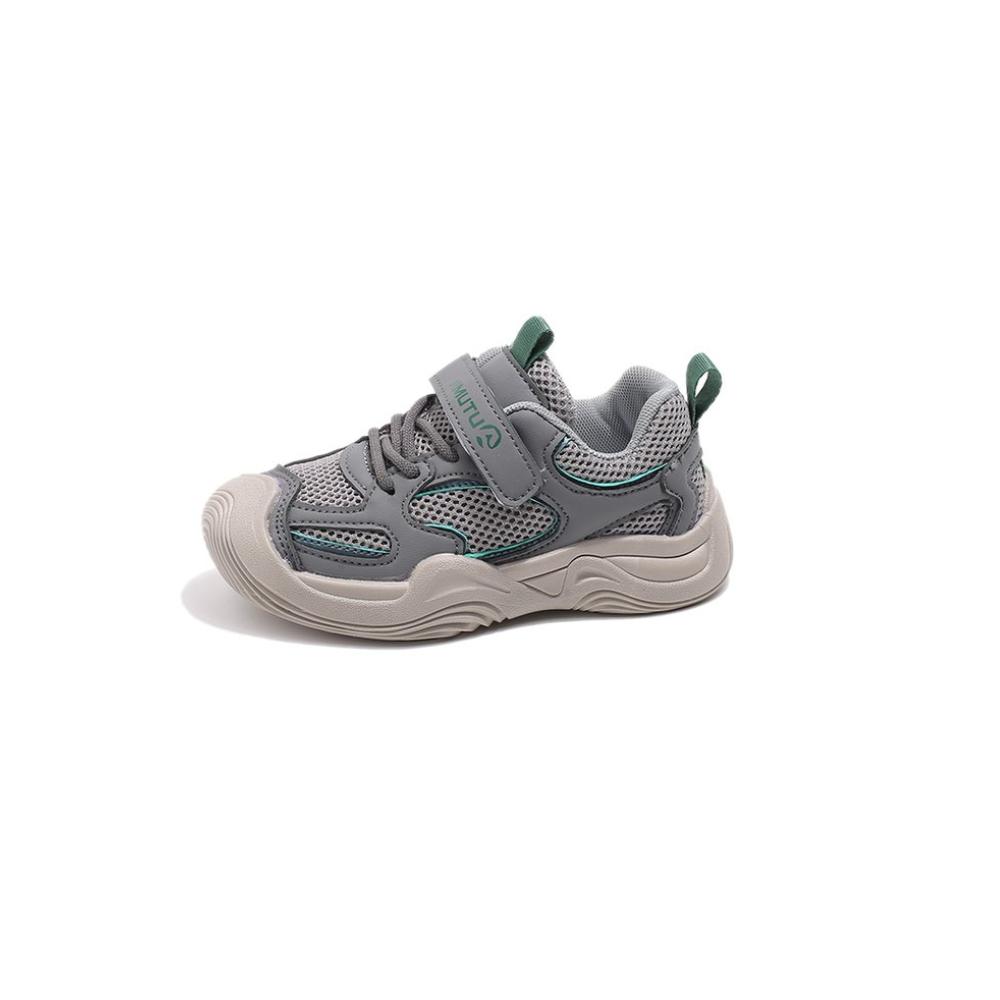 

New Spring Children s Sports Fashionable Shoes Soft Sole Non-slip Mesh Breathable Outdoor Sneakers Boys Girls Casual Kids 27 серый