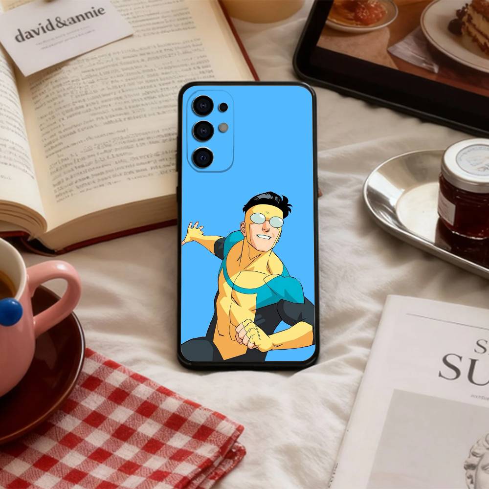 S-Subversive I-Invincible Cartoon   Phone Case For Samsung S 25,24,23,22,30,21,10,9,Ultra,Plus,Lite,FE,4,5 G Soft Black Case