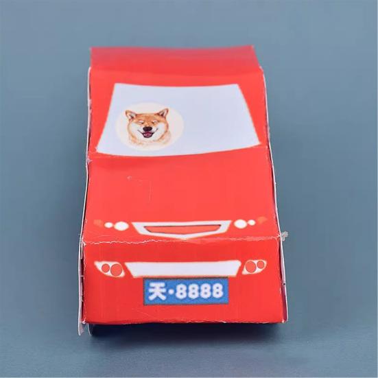 Pet Memorial Car Realistic Pet Vehicle Eco-Friendly Fully Burnable Small Car for Pet Perfect Farewell Anniversary Memorial Pet Memorial Products