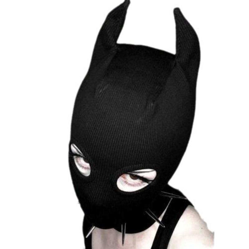 Pełna maska wiatroszczelna, ochrona szyi, męski i damski kapelusz Gini z trzema otworami