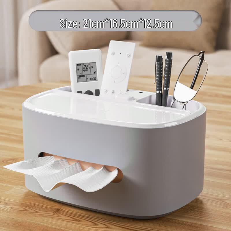 SPACEXPERT Multi-function Tissue Box with Remote Storage