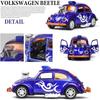 1/36 Scale Diecasts Toy Vehicles Beetle Modified Classic Car Model Car Alloy Pull Back Collection Toy Cars Model Gifts