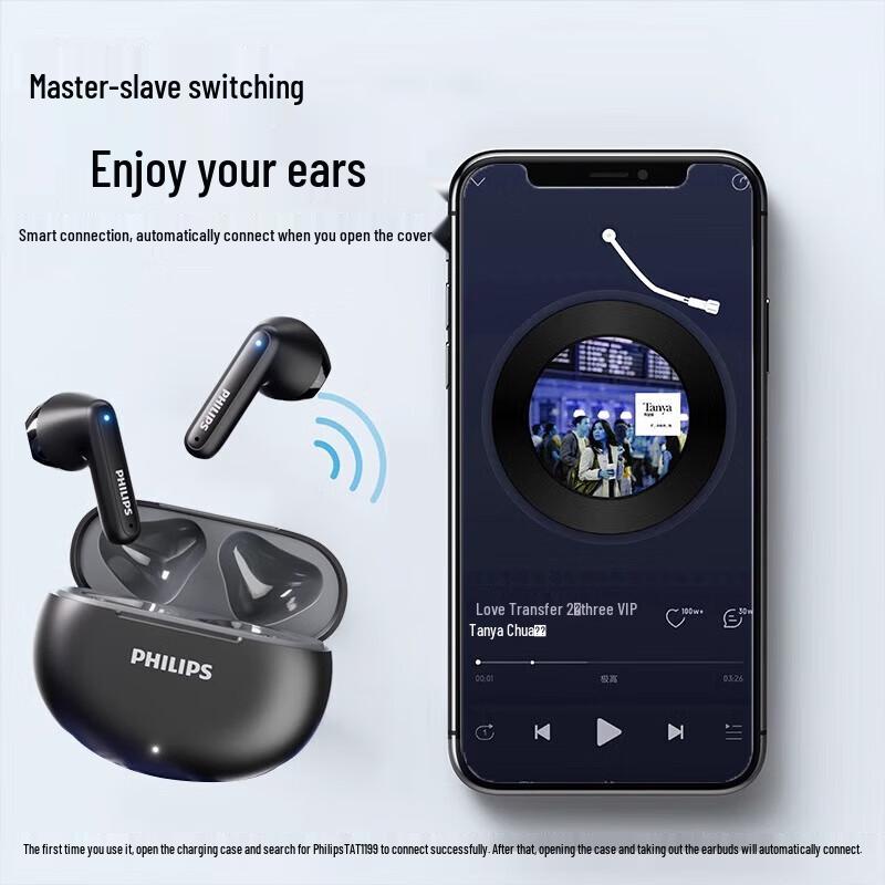 Philips TAT1199 True Wireless Bluetooth Earbuds
