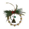 Christmas Day Dress Up Doorbell Hanging Christmas Tree Bells Pinecone Wreaths Bouquets Decorative Hangings