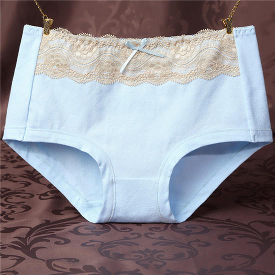 Buy Women Cotton Briefs Solid Color Breathable Underwear Soft Women