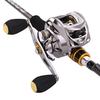 Fishing Reels and Rods Combos Carbon Fiber Fishing Poles with Baitcasting Fishing Reels Bass Fishing