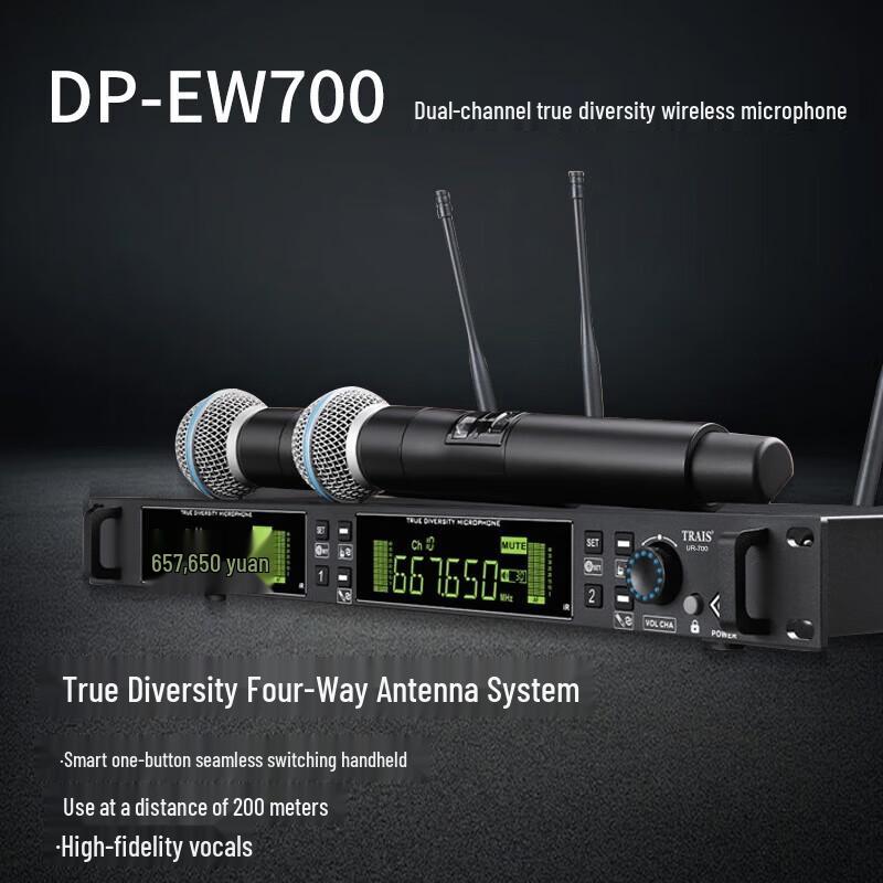 DAIPU Professional Wireless UHF Conference Microphone System (CN version)