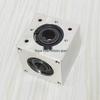 57x57 Small Bevel Gear 90° Right Angle Converter, 1:1 Gear Ratio, Hexagonal D-Hole Shaft Keyway