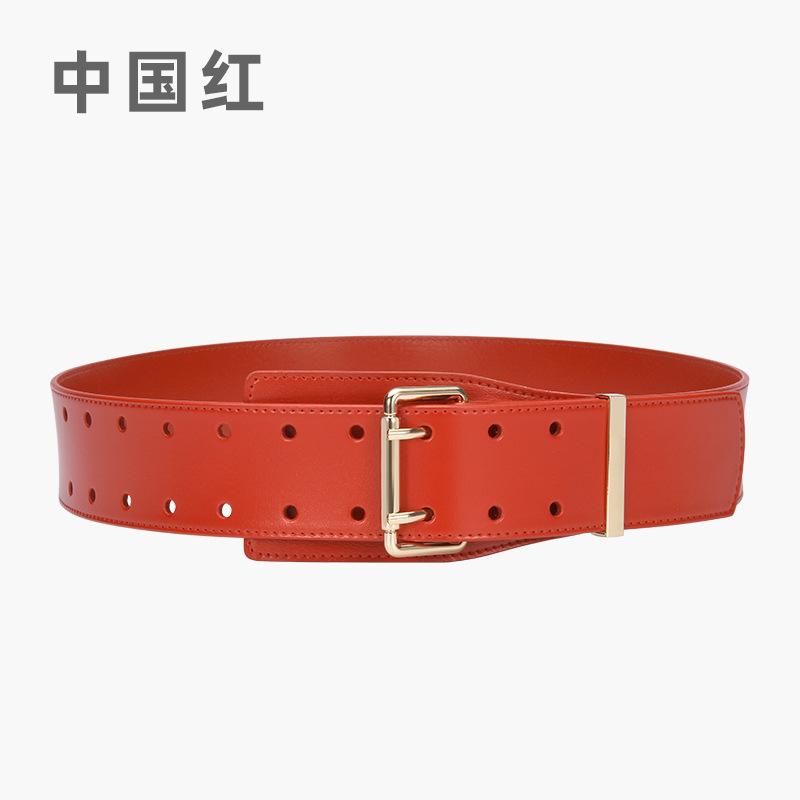 

Пальто Женский Широкий Пояс Декоративное Платье С Костюмным Свитером Поясная Пряжка с Двойным Штырьком