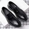 2025 New Designer Increase Leather Shoes for Men Fashion Casual Black Dress Shoes Male Spring Autumn Platform Loafers Man