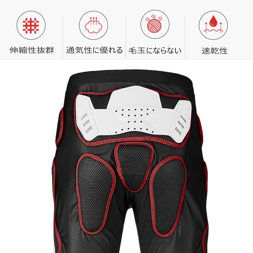 Renehe Motorcycle Protector, Inner Protector, Men's, Summer Protection, Lower Body, Mesh Pants, Motorcycle Wear,