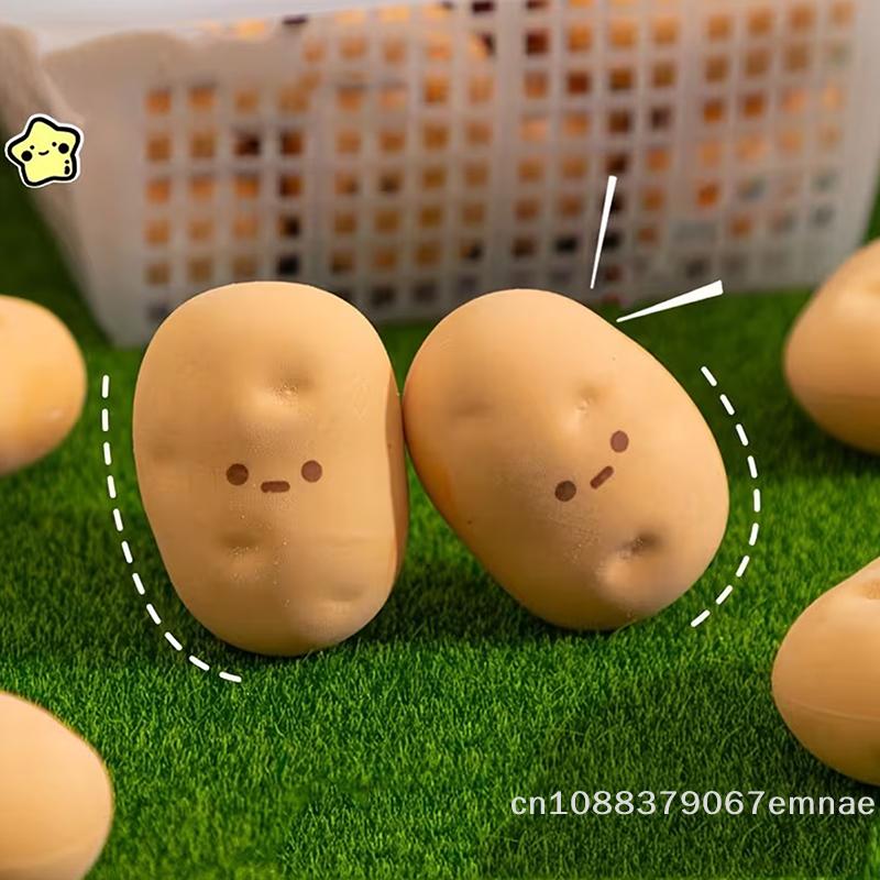 [ZYAS]New Creative Simulation Food Eraser Potato-shaped Model Children's Homework Pencil Correction Eraser Unique Funny Eraser