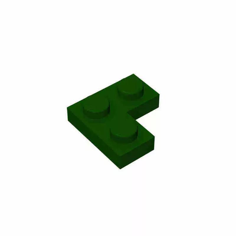 

10pcs 2420 2x2 Corner Construction Brick Moc Accessories Works With featuring Block Children Playthings Present Bo 10PCS-A7696 темно-зеленого