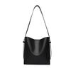 Shoulder Bag Large Capacity New Style Simple Bucket Bag Genuine Leather Versatile Commuter Crossbody Bag Women's Bag