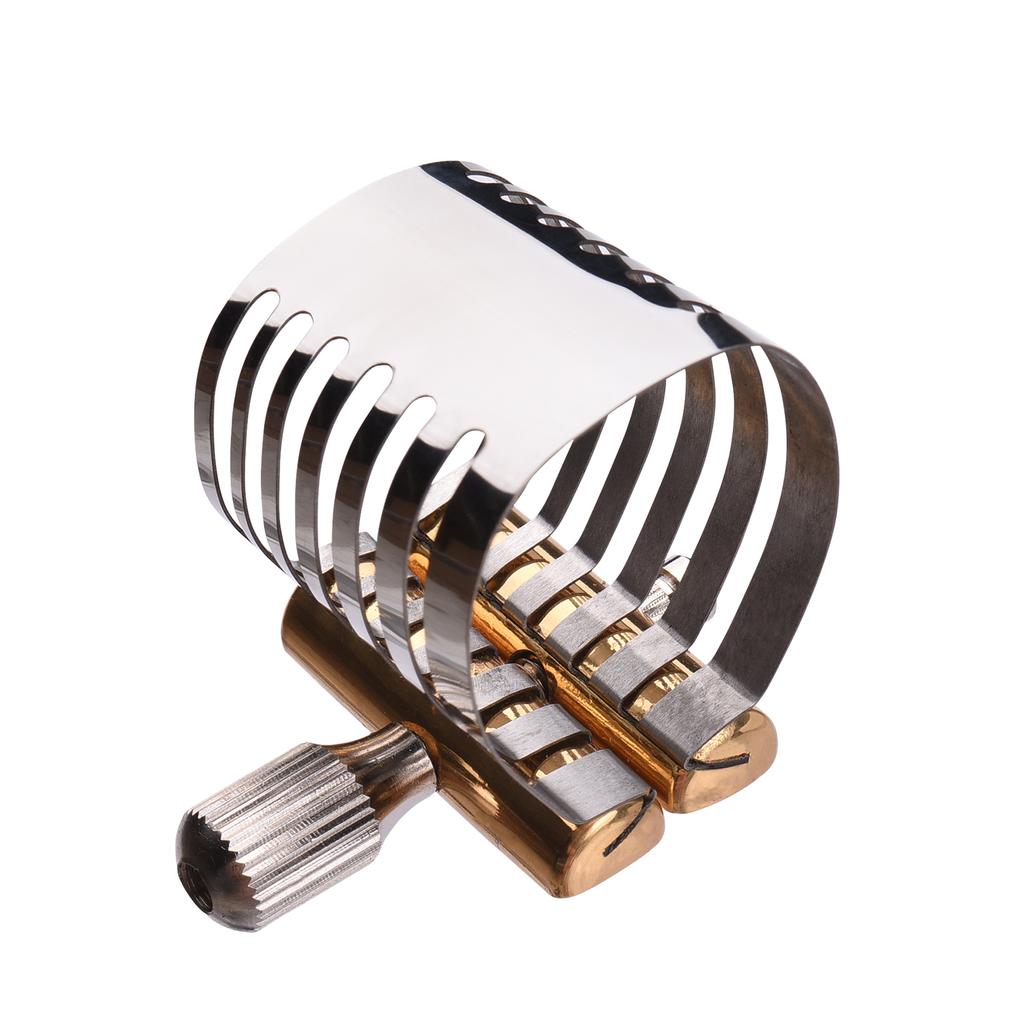 Single Screw Adjustment Saxophone Ligature Compact Durable Sax Ligature for Tenor Saxophone